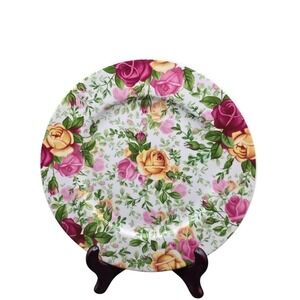 Royal Albert Country Rose Chintz Plate 8" Floral Roses England
